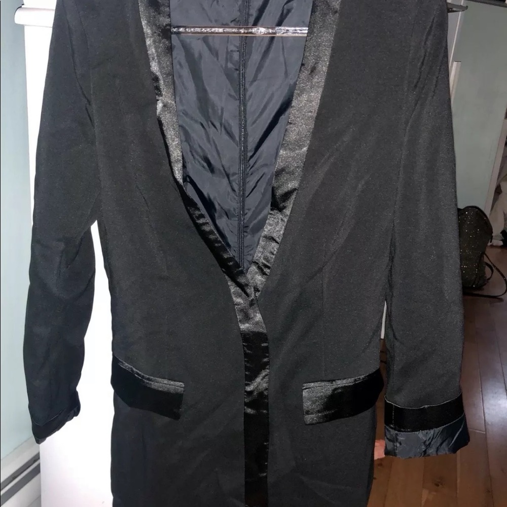 SOLD. Missguided tuxedo dress 0